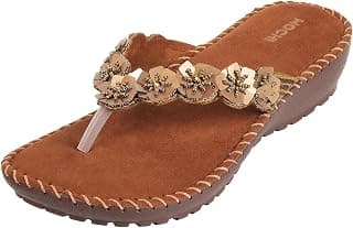 Mochi Women Suede Comfort Slip-on Sandal