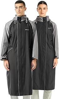 Boldfit Rain Coat For Men Waterproof Unisex Full Length, Top Easy Adjustable, Waterproof Bike Riding Poly Micro GuardianX