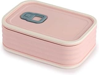CELLO Fresh Pack Large Stainless Steel Insulated Lunch Box for Office & Daily Use, Baby Pink | Food Grade, Microwave Safe Airtight Hot Case Tiffin Meal Snacks Lunch Box for Kids, Travel & Picnic
