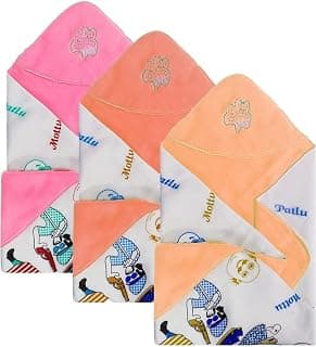 First Kick Baby Blankets Newborn Combo Pack of Double Layered Rainbow A/C Blanket for Baby Wrapper Durable Fleece Polyester for Baby Boys and Baby Girls, Pack of 3 Multicolor