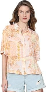 VERO MODA Women Floral Print Shirt | Short Sleeve | Regular Fit