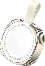 Addtam 2.5W Magnetic Wireless Smartwatch Charger Stand for Apple Watch Ultra 3/2/1, Series 11/10/9/8/7/6/SE3/SE2/5/4, Portable Type C & Lightning iWatch Charging Dock Compatible with iPhone Watch