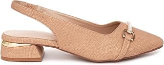 Women’s Block Heel Pumps Elegant Comfort Heels for Office, Party & (SF-4718-BEIGE_$P)