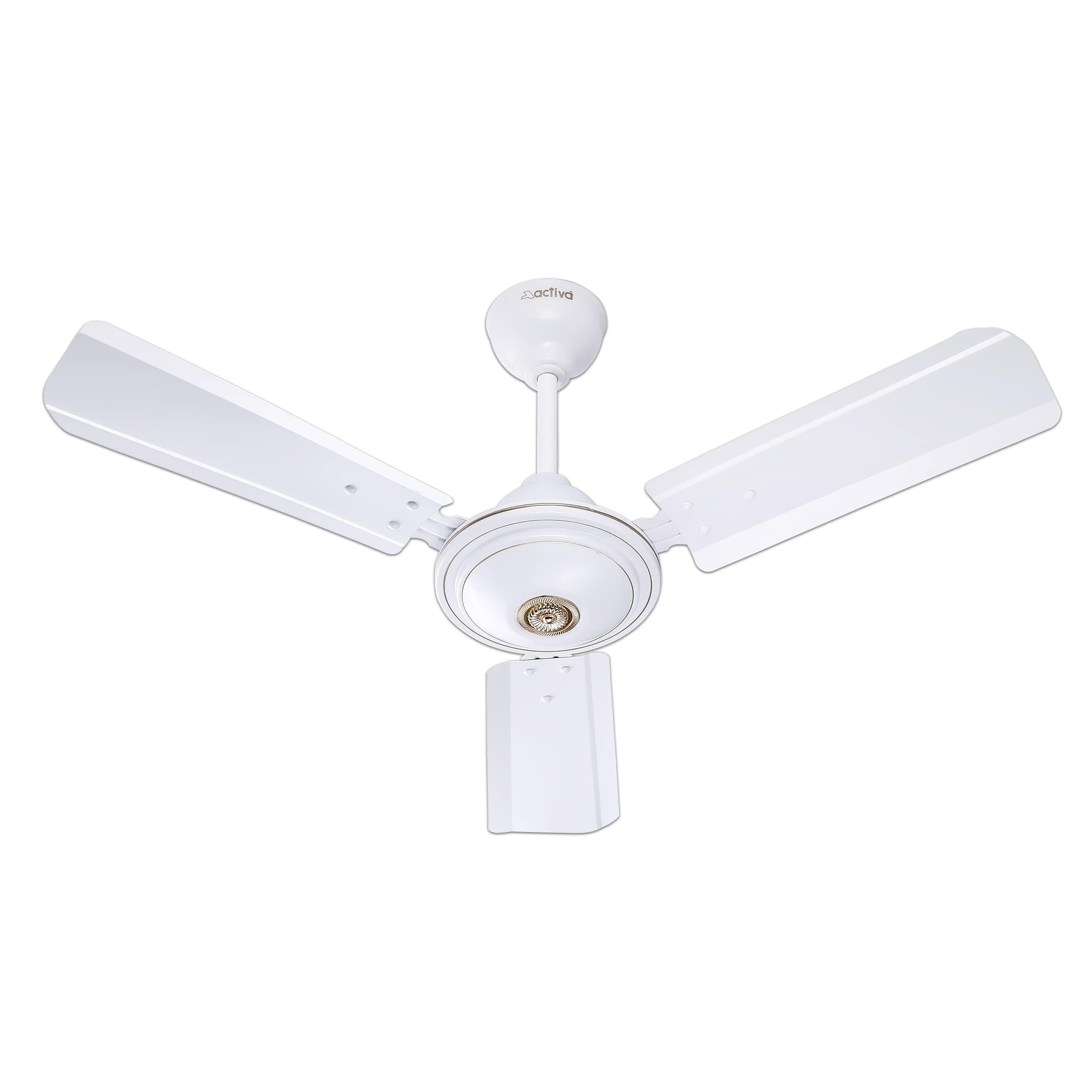 ACTIVA Apsra 900mm Ceiling Fan White | 650 RPM High Speed | Anti-Dust Coating | Energy Efficient Motor | 36 Inch Sweep | Powerful Air Delivery | BEE & BIS Approved | 2 Year Warranty