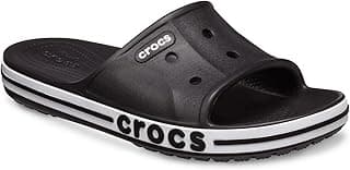 Crocs Unisex Adult Bayaband Slide 205392-066 Black/White M8W10