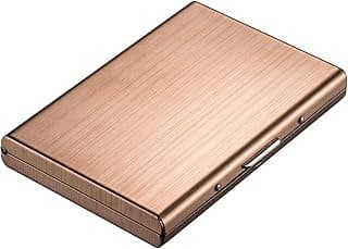 Stealodeal Stealodeal Rose Gold RFID Credit 6 Slot Card Holder for Men & Women Stainless Steel Wallet