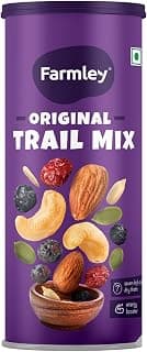 Farmley Trail Mix | 7 Superfood in 1 Mixes | Dry Fruits Contains Almonds, Cashews, Blueberries, Blackcurrant, Pumpkin & Sunflower Seeds 325g (Pack of 1)