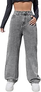 KOTTY Womens High Rise Cotton Lycra Blend Relaxed Fit Jeans