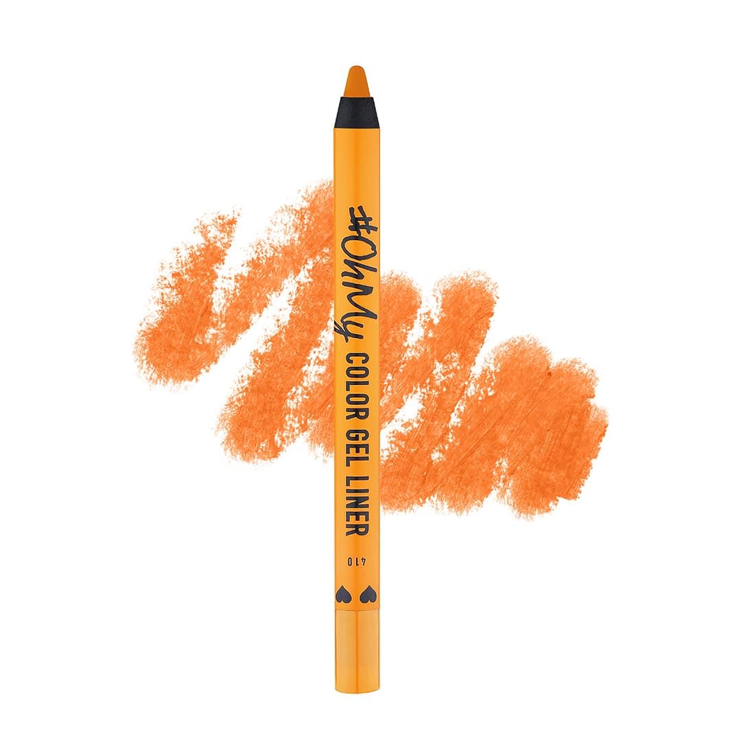 LAMEL Oh My Color Gel Eye liner Kajal Eyeliner – Shade 410 Sunrise | Waterproof, Smooth Eyeliner Pencil for All-Day Wear | 1.4g