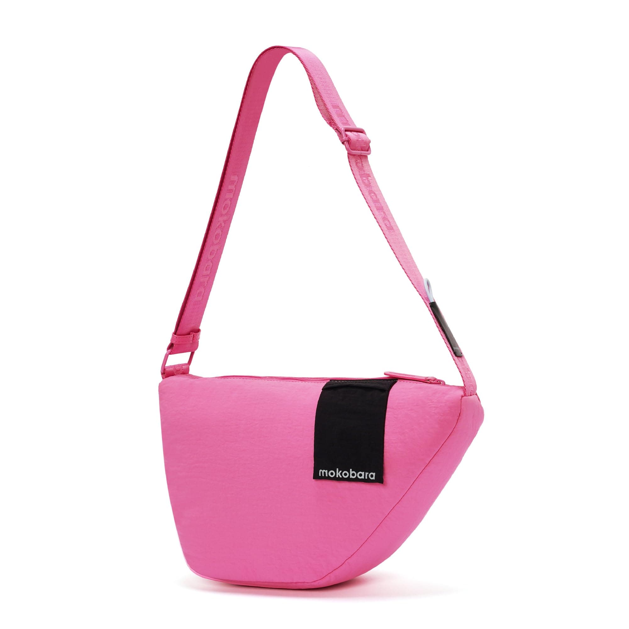 MOKOBARA Aisle Crossbody 7L Lightweight Sling Bag Travel Pouch Pink Stylish | Fits Phone Wallet Water Resistant Aerology Nylon Front Stash Pocket Internal For Men Women Cross Body Stylish Mini Sling Bag
