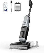 Tineco Floor ONE i5 Stretch Plus 2 Smart Cordless Wet & Dry Vacuum Cleaner & Mop for Hard Floors, 180° Flat Design, Clean Tough Stains & Pet Hair, Self-Cleaning Brush, 2 Yr Warranty