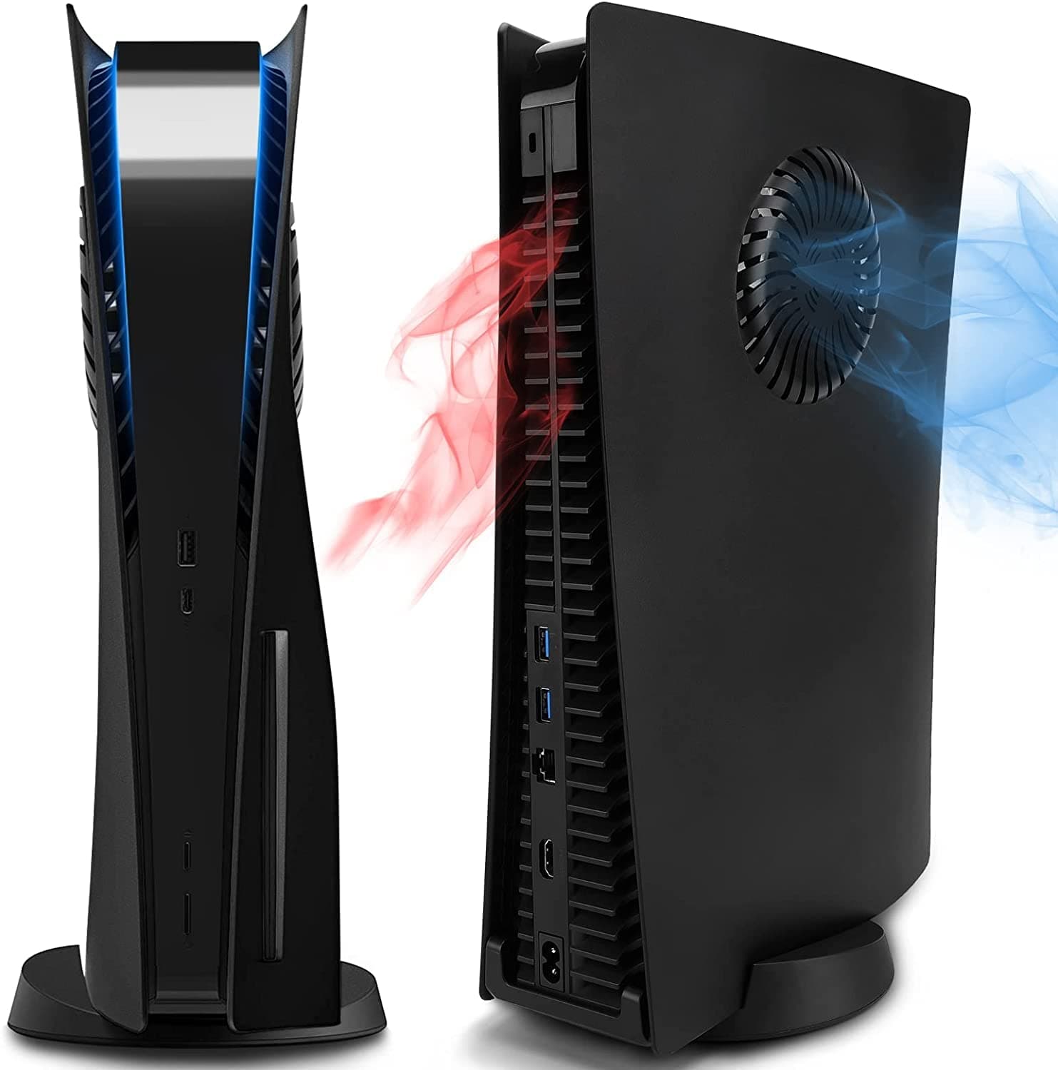 New World for PS5 Faceplate with Cooling Vent FacePlate Console Cover for PS5 Disc Edition