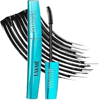 Lakme 9 to 5 Eyeconic Curling Mascara, Lightweight, Water-Resistant Mascara with Smart Curl Brush, Deep Black, 9 ml
