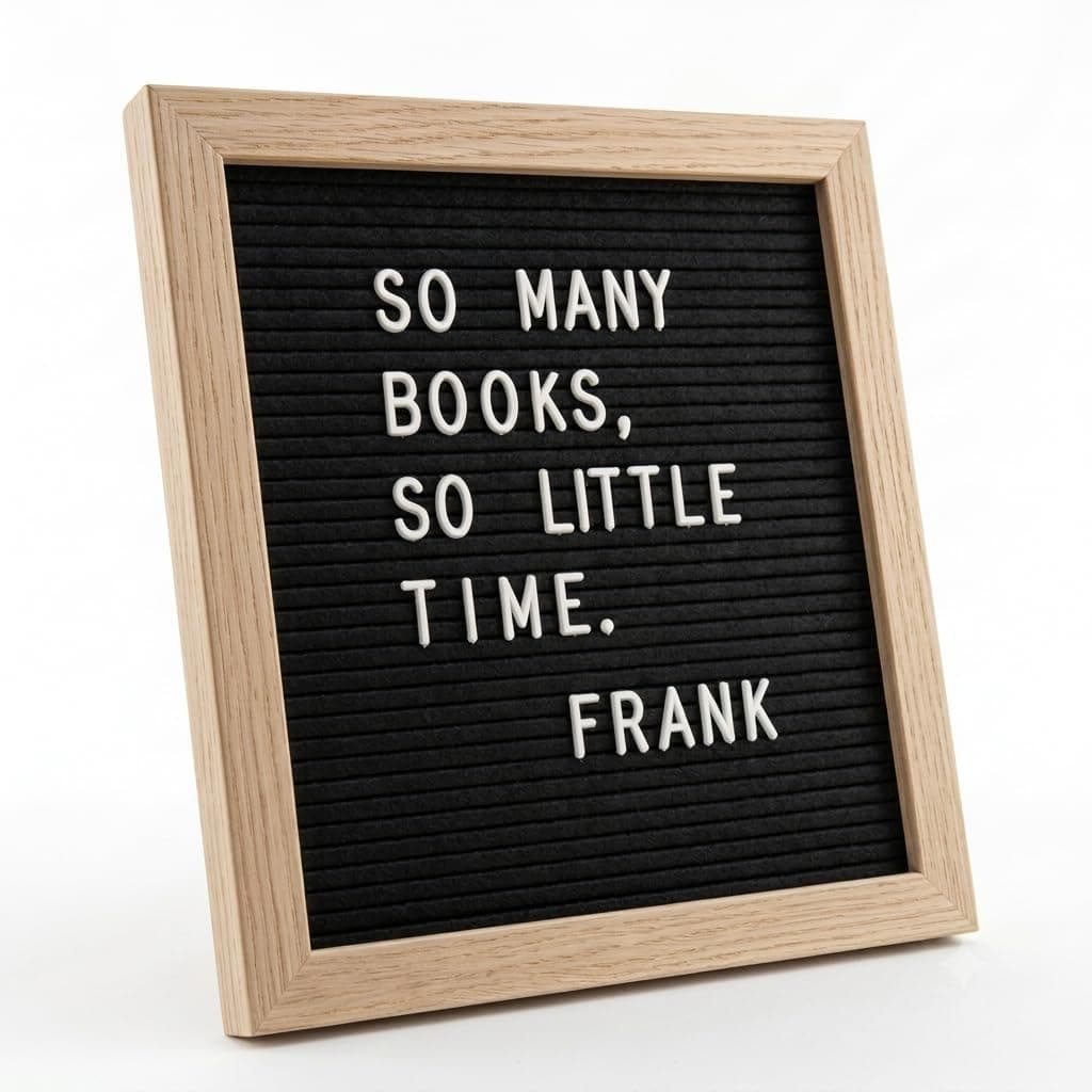 Motivate Box, PVC Wooden Framed 10 * 10 Inch Felt Letter Board with 128 Letters & Numbers (Wall Mount); [MBBOARD01]