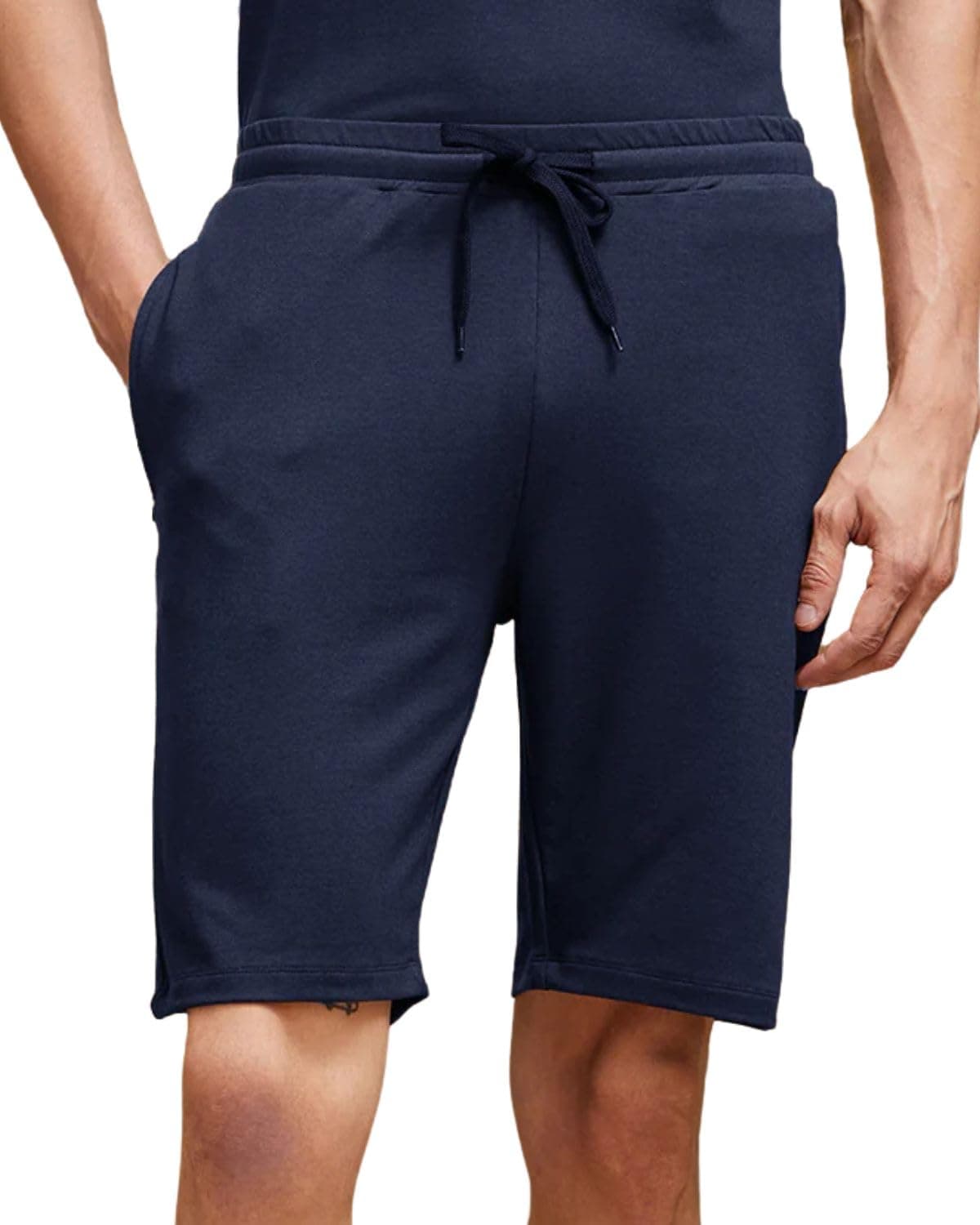 Wellbi Bamboo Shorts for Men | Ultra Soft Fabric | Breathable Shorts | Wrinkle Free | Stylish Lounge Wear | with Hidden Zipper Pocket | Comfortable & Durable | Odour Free & Breathable