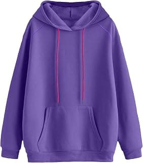 JUNEBERRY Cotton Fleece Regular Fit Solid Sweatshirt Winter Wear Jumper Full Sleeve Hoodie for Women (Sizes- S to 3XL)