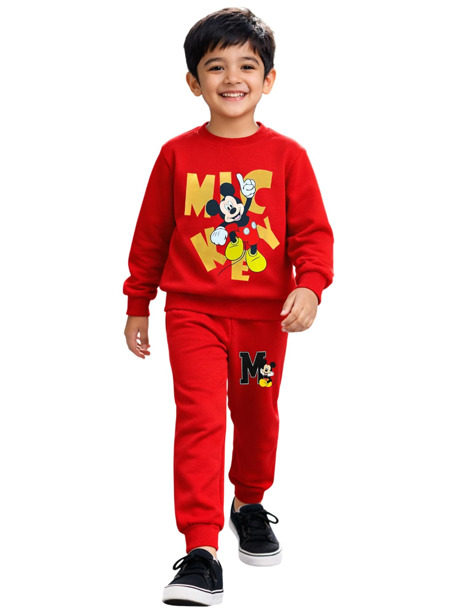 Kuchipoo © Disney Boys Sweatshirt and Jogger Set | Mickey Mouse Winterwear
