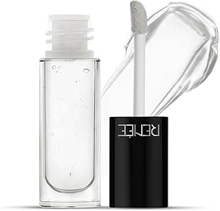 RENEE Hot Lips -Clear Lip Gloss | High-Glossy Shine | Enriched with Vitamin E | Lightweight | Non Sticky | Hydrating Formula | 4.5ml