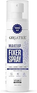 Orgatre Makeup Fixer Spray Waterproof | Long-Lasting for Face | Smudge-Proof Hydrating Finish | With Vitamin C & Niacinamide | Glow After Makeup | For All Skin Types | 100ml