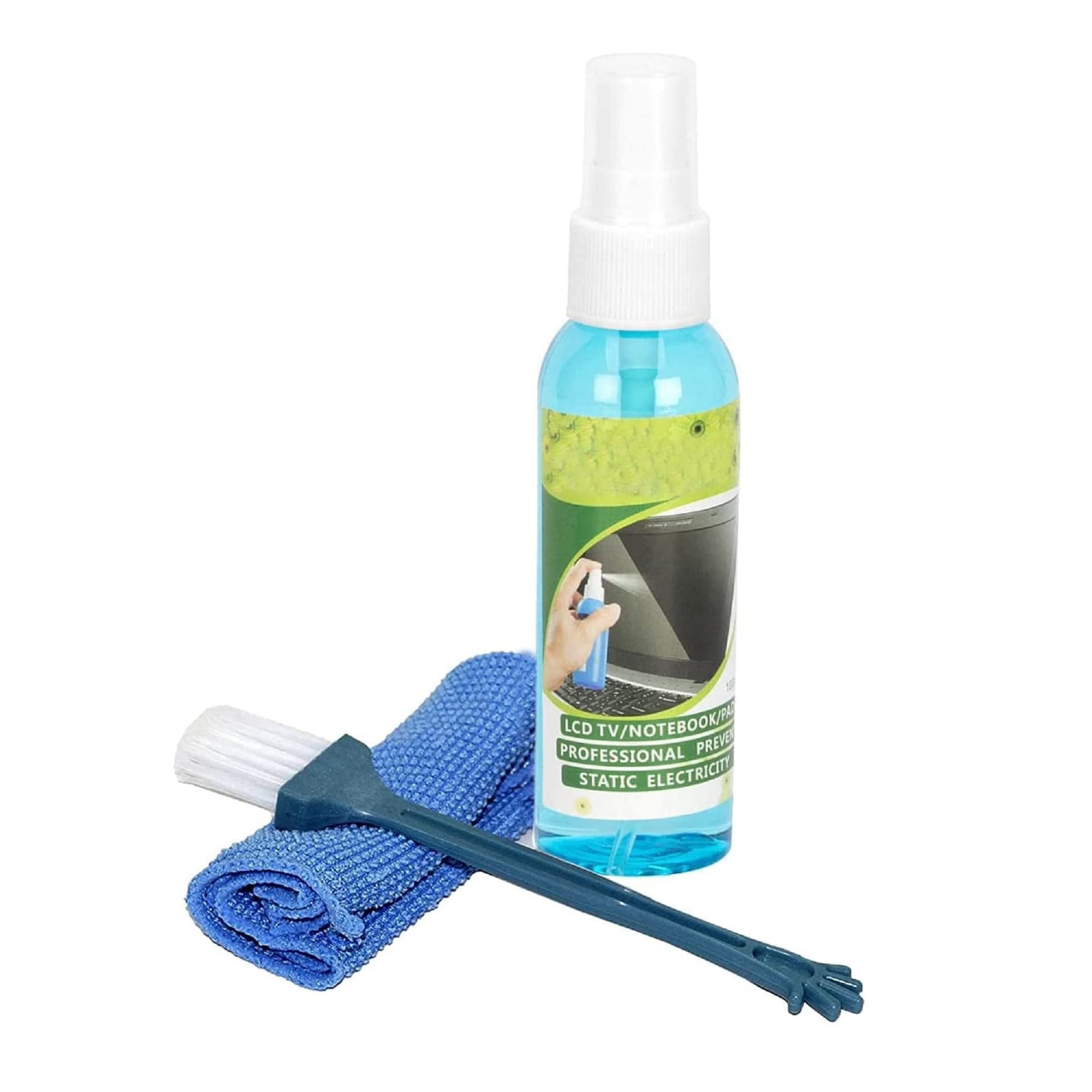 AUGEN by VisionsIndia Professional 3-in-1 Cleaning Kit for Camera, Lens, Binocular, Laptop, TV, Monitor, Smartphone, Tablet, Spectacles, Sunglasses (Pack of 2 Set)