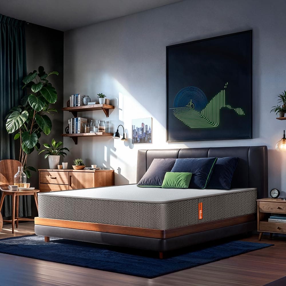 Sleepyhead Flip Designed by Duroflex - Premium Dual Sided High Density Foam Single Bed Mattress with Firm & Medium Soft Sides | 7 Years Warranty | 5 Inch Single Size Bed Mattress (72x36x5)