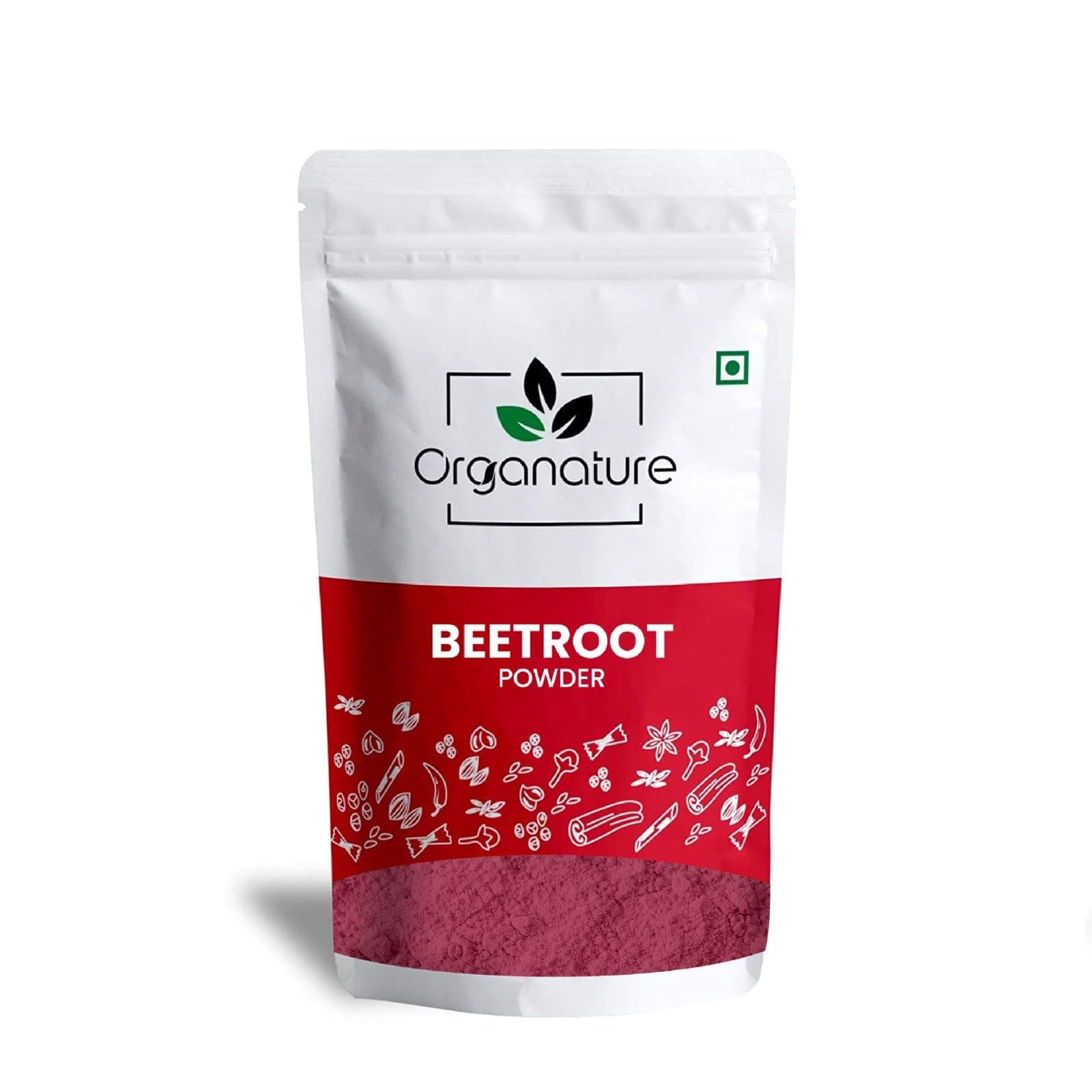Organature 250 Gram Beetroot powder for drinking, hair and face pack | natural and preservative free |Boosts Energy, Supports Immunity & Heart Health, Vegan & Gluten-Free