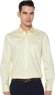 Arrow Yellow Formal Shirt_ARAEOSH2748