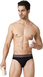 Van Heusen Men Colour Fresh Briefs - 100% Pima Cotton - Pack of 1 - Ultra Soft, Solid