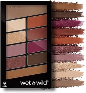 Wet n Wild Color Icon 10 Pan Palette-Petalette Rosé in the air Eyeshadow Palette with 10 Bright & Matte Eyeshadow Colors for the Day to Night, Long-lasting,Easy-to-blend Formula, Rosé in the Air-10g