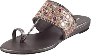 Mochi Women Ethnicwear Flat Chappal