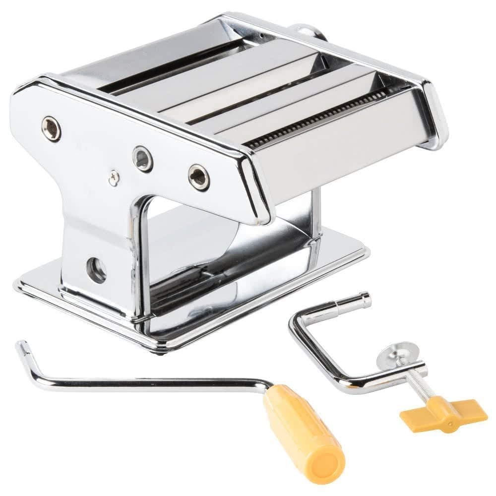 2-in-1 Pasta Maker Machine – Manual Pasta Roller Machine for Fresh Homemade Pasta,Noodles Maker,Spaghetti,Fettuccine,Ravioli | Kitchen Essential