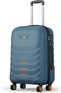 Safari Medium Crescent 8 Wheels 66cm Check-in Trolley Bag Hard Case Polycarbonate 360 Degree Wheeling System Luggage, Travel Bag, Suitcase for Travel, Trolley Bags for Travel, Ink Blue
