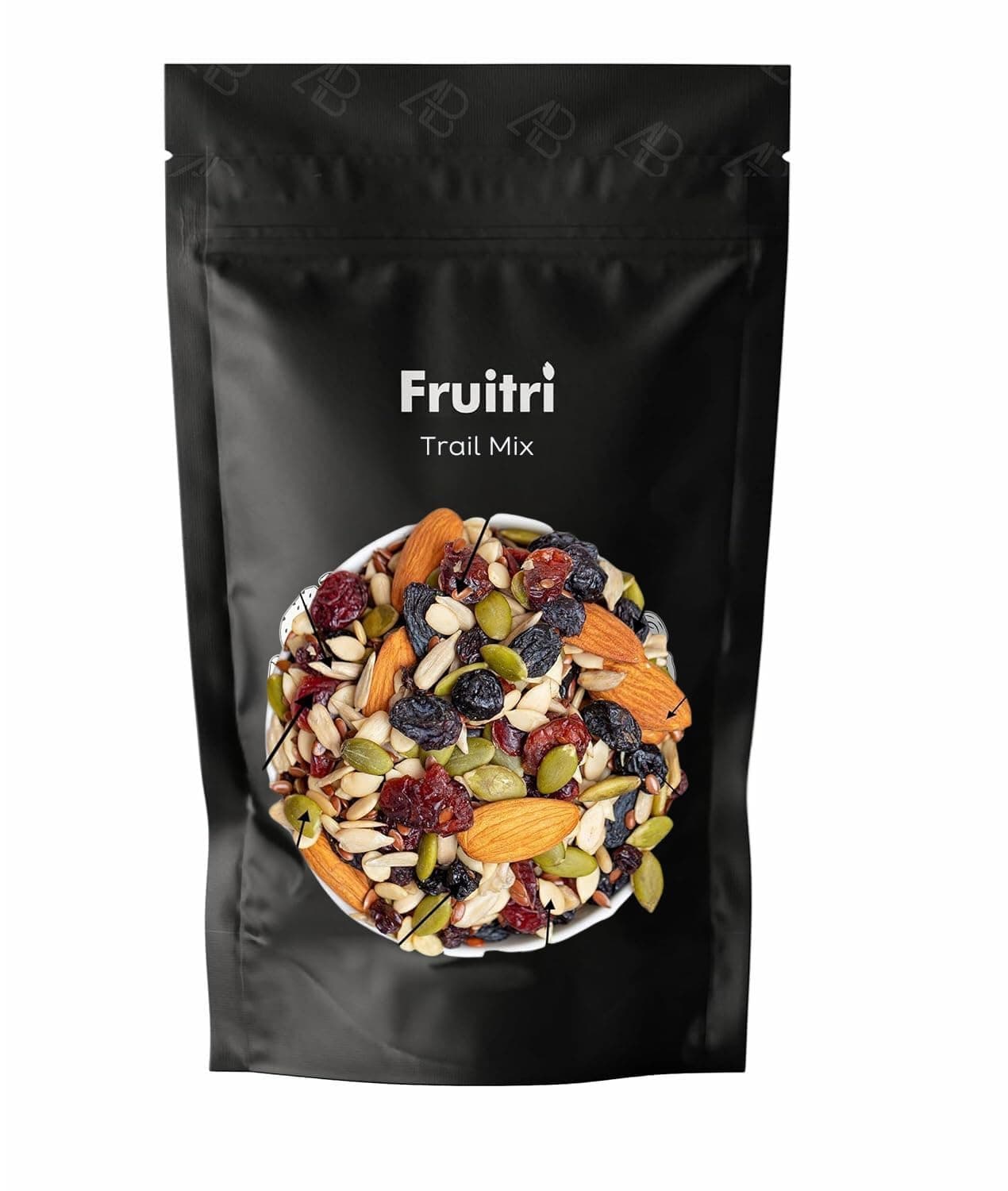 Fruitri Super Trail Mix 200g| Mixed Berries, Nuts and Seeds for eating | Assorted Dry Fruit Mix with Berries, Nuts, Seeds
