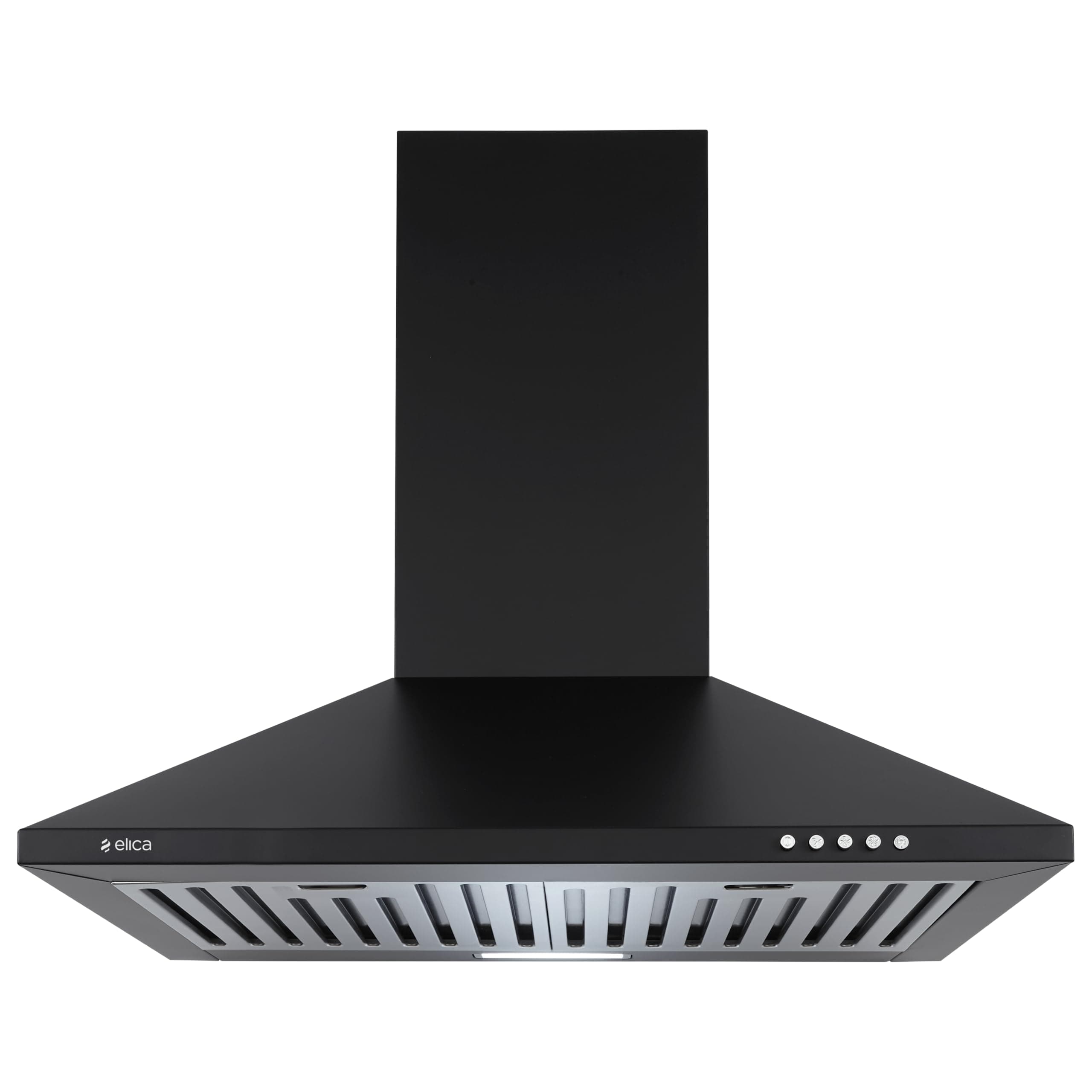 Elica 60cm 900 m3/hr Baffle Filter Kitchen Chimney with 5 Years WARR on Motor and 1 Year Comprehensive | STRIP PLUS BF 60 NERO | Black | 3 Speed Push Button Control | Made In India