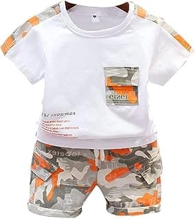 Googo Gaaga Boy's Cotton Printed T-Shirt with Shorts in White Color Sets for Baby Boys