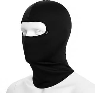 Kingsway Balaclava for Boys 4-Way Stretch | Motorcycle Full Face Mask Under Helmet | Breathable Sweat Absorbing Quick Dry Fabric | UV & Dust Protection | Free Size