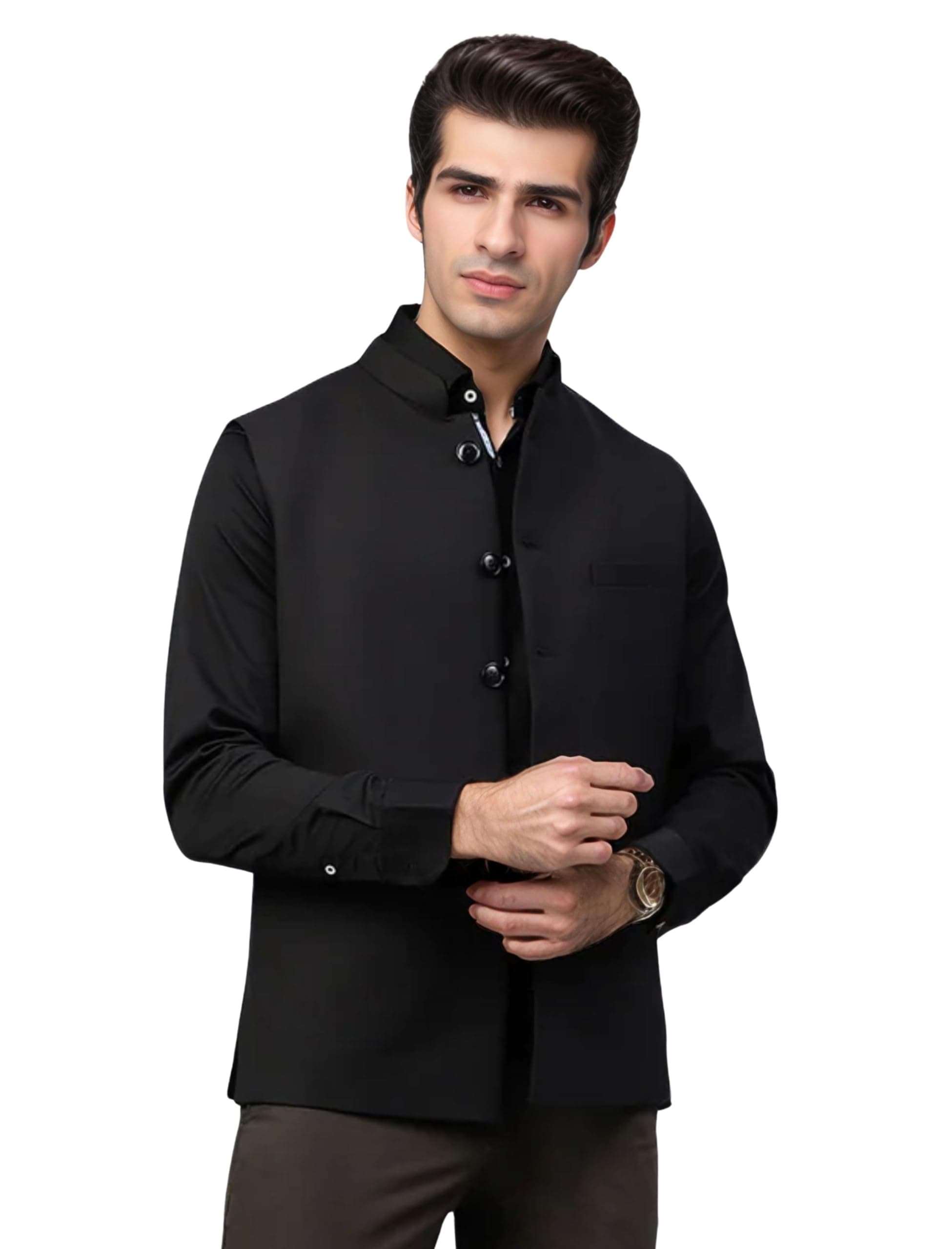 ROCKSY Bandi Modi Koti, Nehru Jacket for Men, Cotton Waistcoat for All Occasion: Diwali, Wedding, Ethnic, Office Party, Formal & casual Look