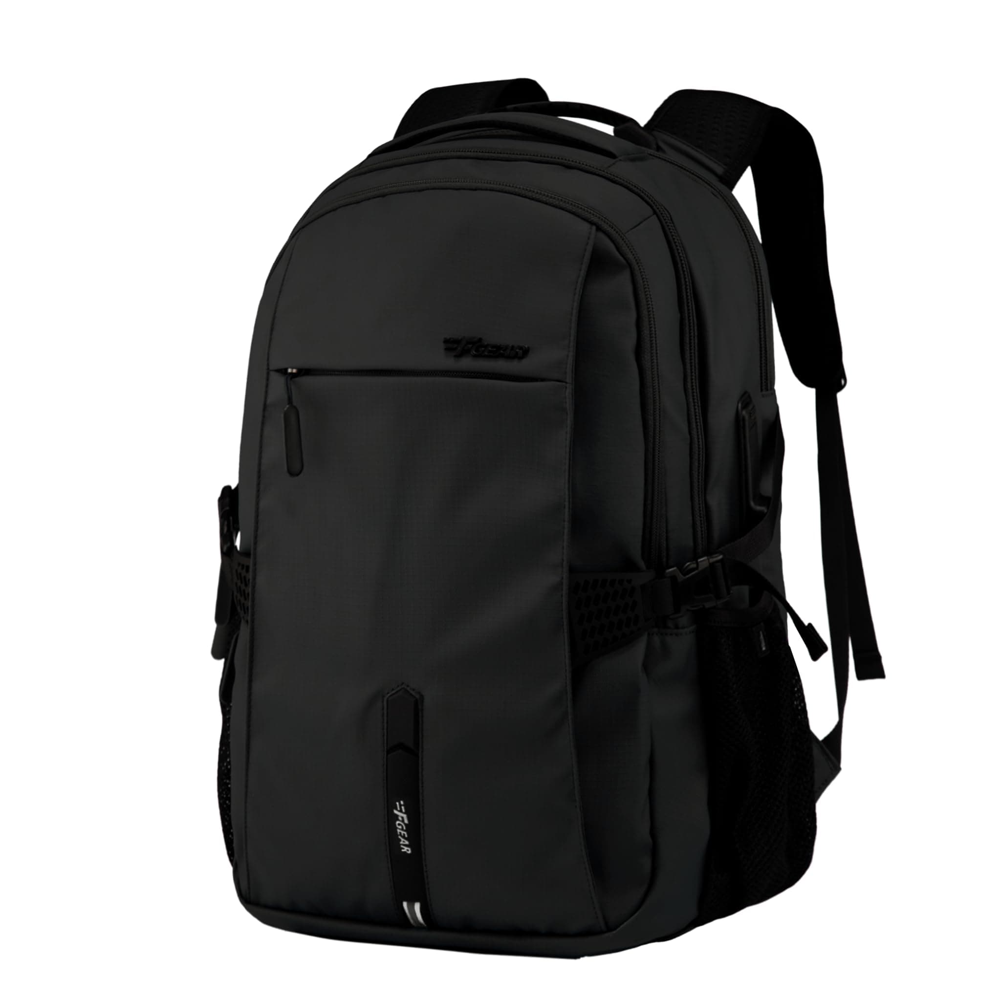 F Gear Amalfi 30L Laptop Backpack|3 Spacious Compartments for Easy Organisation|17", USB Charging Port, Sternum, Hip Strap, Luggage Strap|Backpack for College, Office & Travel Use