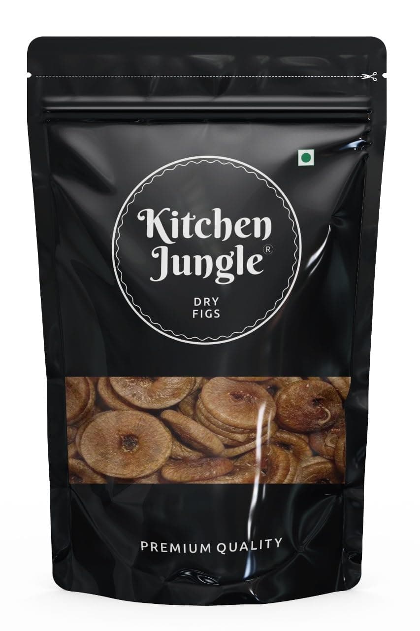 Kitchen Jungle Dry Figs Anjeer Premium 250 gm Pouch (250 gm)