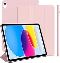 Tablet Case Cover for Apple iPad 10.9 inch (10th Gen) [Auto Sleep/Wake Cover] [Trifold Stand] - Pink