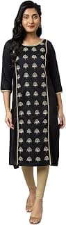 Aurelia Grey Embroidered Round Neck Ethnic Kurta