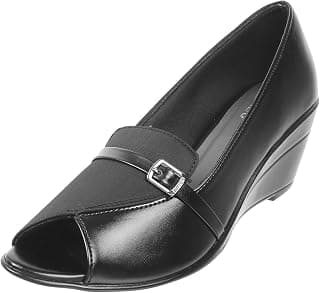 Metro Women Synthetic Leather Peeptoes