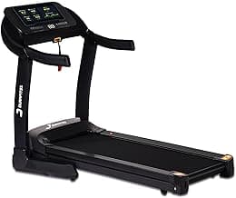 Durafit91™ Vigor Pro 6 HP Peak BLDC Motorized Hydraulic Foldable Treadmill | 25 Level Auto Incline |18 Km/Hr Max Speed | Max User Weight 150 Kg | Bluetooth Speaker | Wynd app | Home use