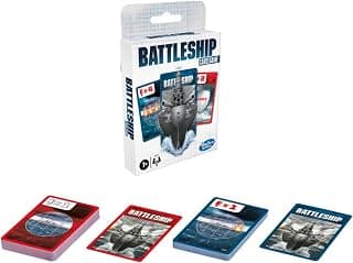 Hasbro Gaming Battleship Card Game for Kids Ages 7 and Up, 2 Players Strategy Game