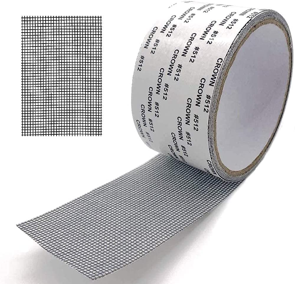 SGMVK Mosquito Net Patch Repair Tape Self-Adhesive, Size -2 Meter x 50 MM (Pack of 1), Door Net, Window Net and Insect Mesh Patch Tape for Torn Nets