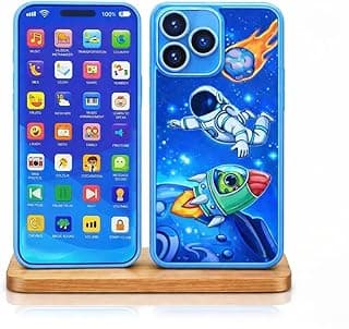 Kids Phone – Rechargeable Toy for Kids with 24 Learning Modes | Talking Dummy Mobile for Boys & Girls Age 2–12 | Educational Mobile Phone Toy with, Music & Games Flash Card Phone