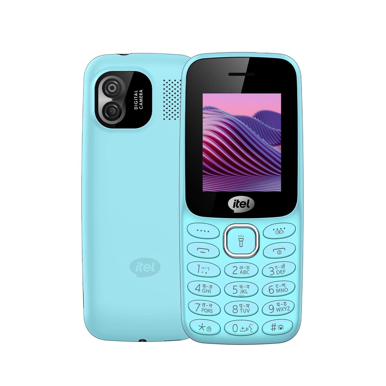 itel it2181 | 1200mAh Battery with Type-C Charging | 2.0" Bright Display | KingVoice | 10 Regional Language Support | Auto Call Record | Wireless FM | Light Green