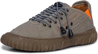 ATHCO Mens Brute Memory Foam Comfort Casual Canvas Sneaker Shoes|Laceup|Slip Resistant|Lightweight|Dailyuse|ExtraSoft