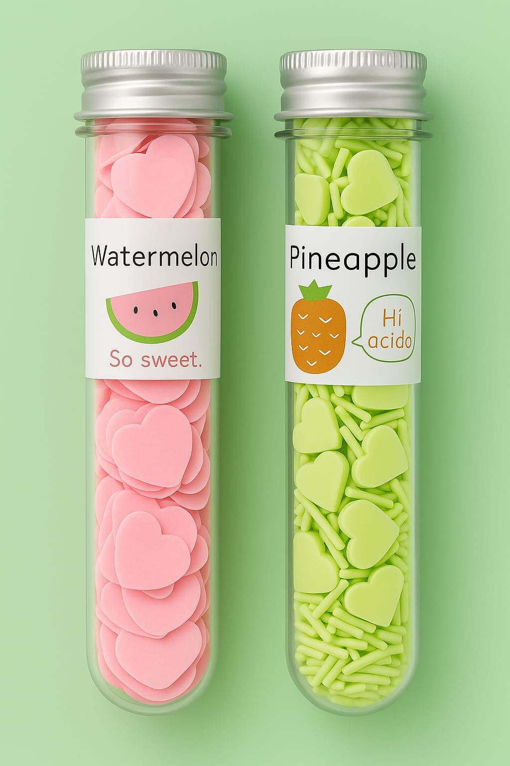 Paper Soap Pack of 2 – Watermelon & Pineapple Fragrances | Fruity Disposable Soap Sheets | Compact Test Tube Pack | Travel-Friendly Hand Wash | Pocket Size Hygiene Soap for Kids, School & Outdoor