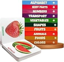 My First Library Set of 10 Board Books for Kids, Early Learning Book for Babies & Toddlers, Alphabets, Body Parts, Numbers, 1-3 Years (Kids' First Library Box Set)